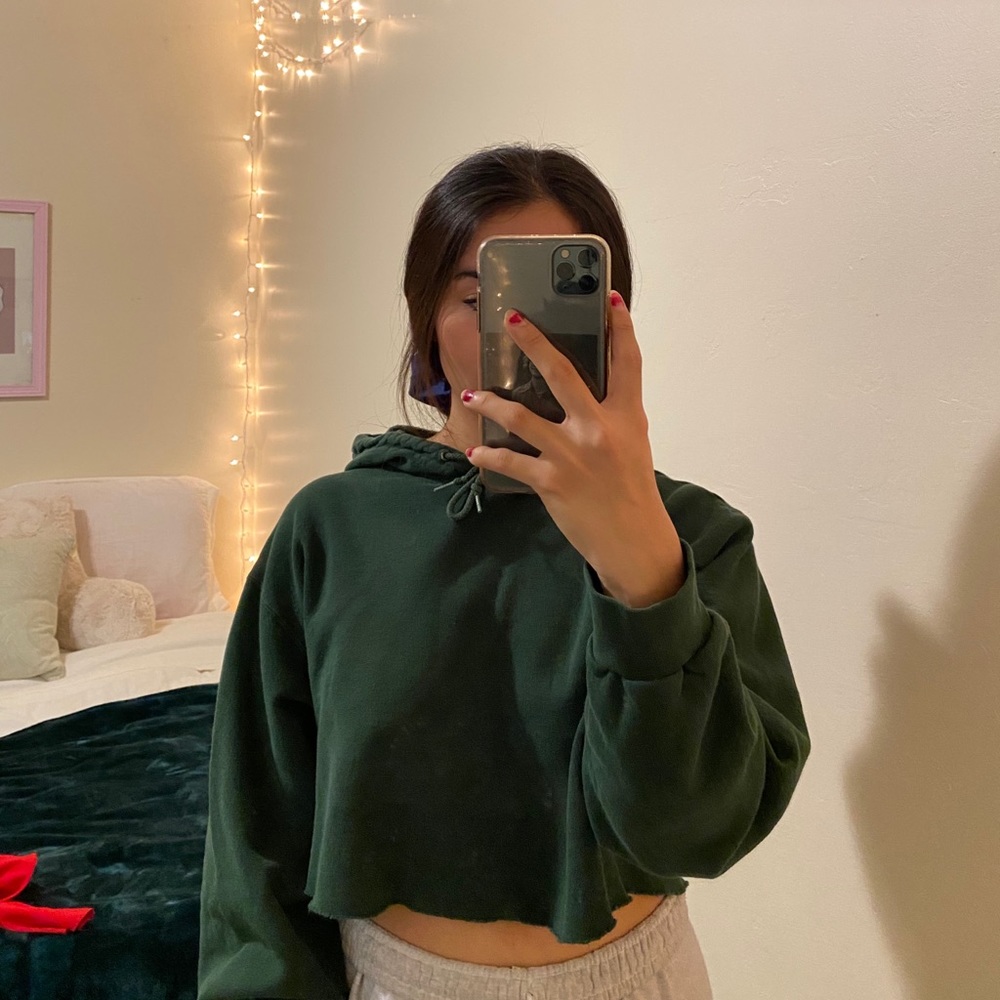 Cropped hoodie